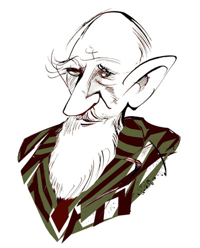 George Bernard Shaw, Irish Playwright (Caricature) by Neale Osborne